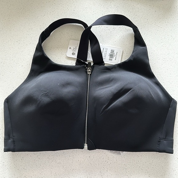 Zip Front High Impact Sports Bra - Picture 5 of 6